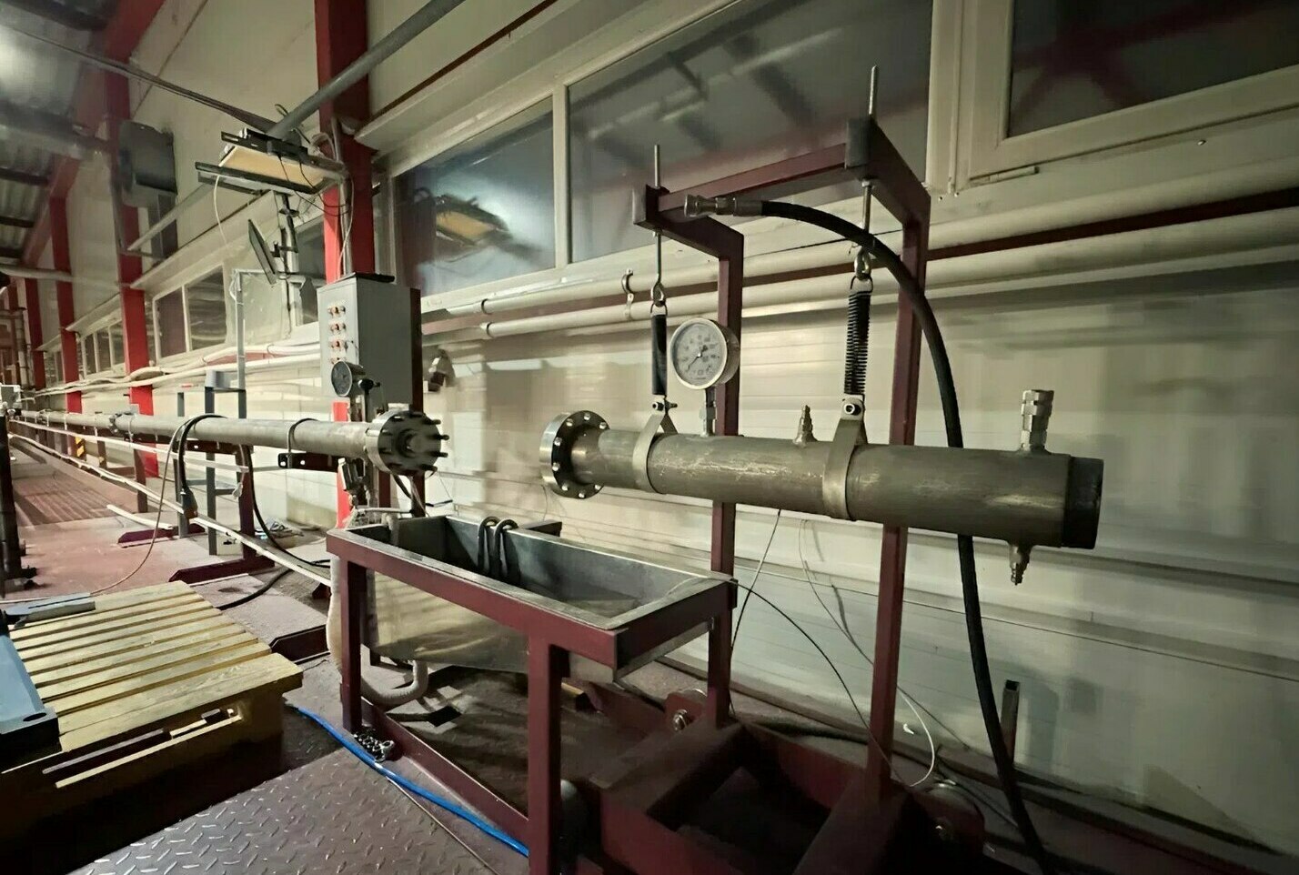 Уникальный гидростатический стенд производства ООО "ШТ-ок сервис"